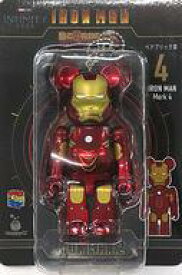 【中古】トレーディングフィギュア BE＠RBRICK-ベアブリック- 4.アイアンマン マーク4 「Happyくじ BE＠RBRICK MARVEL Infinity SAGA 『IRON MAN』」 ベアブリック賞