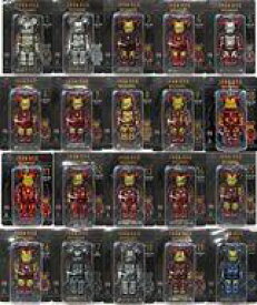 【中古】トレーディングフィギュア 全20種セット BE＠RBRICK-ベアブリック- 「Happyくじ BE＠RBRICK MARVEL Infinity SAGA 『IRON MAN』」 ベアブリック賞