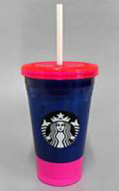 【中古】マグカップ・湯のみ ロゴ コールドカップタンブラー ブルー×ピンク 473ml 「スターバックスコーヒー」