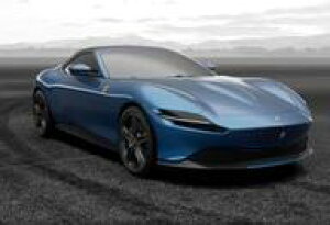 �y�V�i�z�~�j�J�[ 1/18 Ferrari Roma Spider Open Roof Corsa Blue �P�[�X�� [P18230E]