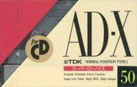 【中古】家電サプライ TDK オーディオカセットテープ AD-X 50分 [AD-X50M]