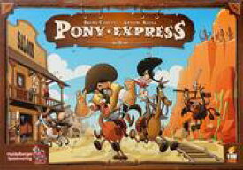 【中古】ボードゲーム ポニー急行便 ドイツ語版 (Pony Express) [日本語訳付き]