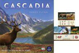 【中古】ボードゲーム [日本語訳無し] カスカディア + キックスタータープロモカード (Cascadia + Kickstarter Promo Cards)