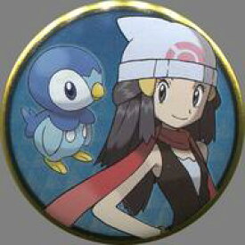 【中古】バッジ・ピンズ(キャラクター) 主人公(女の子)＆ポッチャマ 「ポケットモンスター 缶バッジコレクション 〜シンオウ編〜」 ポケモンセンター限定