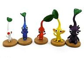 【中古】食玩 トレーディングフィギュア ピクミン(葉)5体セット 「ピクミン2 コレクションフィギュア3」