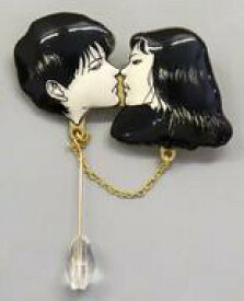 【中古】バッジ・ビンズ 首吊り気球 ホラーなメタルブローチ 「伊藤潤二展 誘惑 JUNJI ITO EXHIBITION ENCHANTMENT」