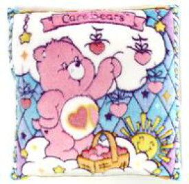 【中古】クッション・本体 グランピーベア＆ラブアロットベア ステンドグラス風クッション 「Care Bear-ケアベア-」