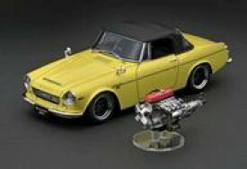 【中古】ミニカー 1/18 DATSUN Fairlady 2000 (SR311)(イエロー) With Engine [IG2714]