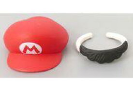 【中古】ペットボトルキャップ マリオの帽子+マリオのヒゲ 「スーパーマリオ オデッセイ ボトルキャップコレクション 」