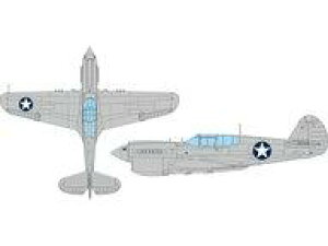 yVizhEH 1/48 P-40E ČRЃ}[N (`1943N܂) h}XNV[ (GfAhp) [EDUEX1120]