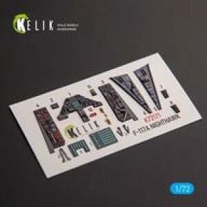 yVizhEH 1/72 F-117A 3DfJ[ (AJf~[p) [RSKK72171]