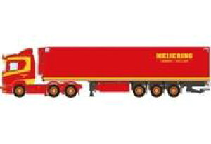 yViz~jJ[ 1/50 MEIJERING TRANSPORT SCANIA R NORMAL CR20N 6X2 TWIN STEER REEFER TRAILER - 3 AXLE [01-4565]