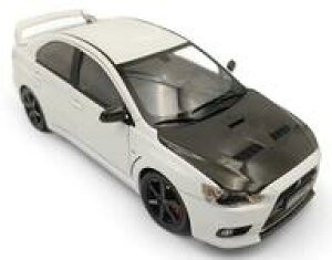 yViz~jJ[ 1/18 Mitsubishi Lancer Evolution X with RAYS Volk Racing TE37 Carbon hood(zCg) [VT18004]