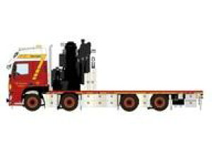 �y�V�i�z�~�j�J�[ 1/50 Alb. Swijnenburg DAF CF SPACE CAB MY2017 RIGED FLATBED TRUCK 8X2 TAG AXLE WITH FASSI 1100 + JIB [01-4671]
