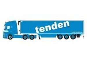 �y�V�i�z�~�j�J�[ 1/50 Tenden VOLVO FH5 GLOBETROTTER XXL 6X2 TAGAXLE REEFER TRAILER - 3 AXLE [01-4647]