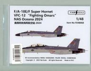 yVizhEH 1/48 F/A-18E/F VFC-12 t@CeBOI}[Y IVAiCRqn 2024N fJ[ [FABD48068]