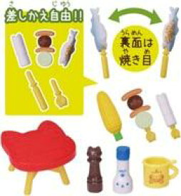 【中古】トレーディングフィギュア スツールセット(あか) 「にゃんこキャンプ」