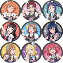 楽天市場】ラブライブサンシャイン 缶バッジの通販 ラブライブ サンシャイン フィナーレ ガチャ 9種類セット 缶バッジ等身大