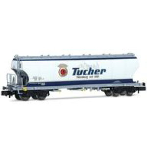 yVizS͌^ 1/160 4-axle cereal hopper wagon. light blue livery hTucherh. ep. V-VI [HN6708]