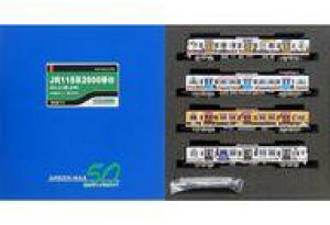 �y�V�i�z�S���͌^ 1/150 JR115�n2000�ԑ�(�܂�Ղ��󂵂܍�)4���Ґ��Z�b�g(���͕t��) [50811]