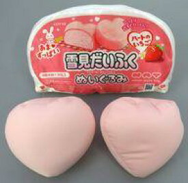 【中古】ぬいぐるみ ロッテ雪見だいふく ハートのいちご〜2つ入り〜 BIGぬいぐるみ 「雪見だいふく」 タイトー限定