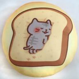 【中古】クッション・本体 食パン SNSイラストクッション 第1弾 「Fuku Fuku Nyanko(ふくふくにゃんこ)」