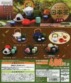 【中古】紙製品 ガチャ台紙 「ミニチュア日本茶セット」