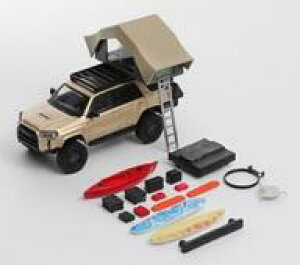 �y�V�i�z�~�j�J�[ 1/64 �g���^ 4Runner TRD PRO Overland (LHD)- �A�N�Z�T���[�t(�S�[���h) [KS080-534]