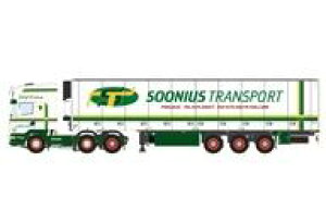 �y�V�i�z�~�j�J�[ 1/50 Soonius SCANIA 4 SERIES TOPLINE 6X2 TWIN STEER REEFER TRAILER - 3 AXLE [01-4870]