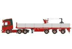 �y�V�i�z�~�j�J�[ 1/50 JP de Bruijn DAF XF SH WITHOUT SKY LIGHTS 6X2 TWIN STEER BRICK TRAILER - 3 AXLE [01-4822]
