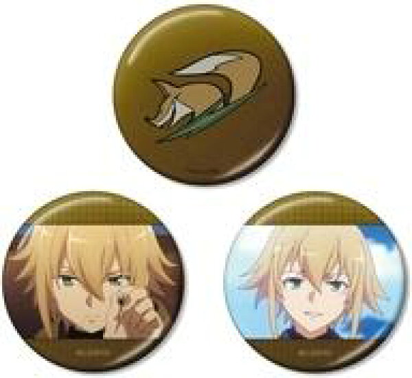 【中古】バッジ・ビンズ  セオト・リッカ メタリック缶バッジ3個セット 「TVアニメ 86-エイティシックス-」