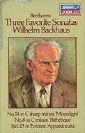 【中古】ミュージックテープ Wilhelm Backhaus / Beethoven：Three Favorite Sonatas[輸入盤]