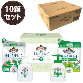 【10セット】ライオン キレイキレイ液体ハンドソープギフトセット LBH-15P 本体250ml×2+詰替え200ml×2 景品・契約のお礼・お中元・御歳暮・御挨拶・快気祝い・内祝い・香典返し