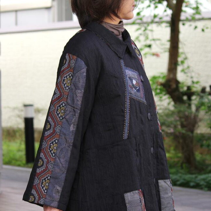 楽天市場】再入荷！【大島紬パッチワーク超軽量コート】創作服 