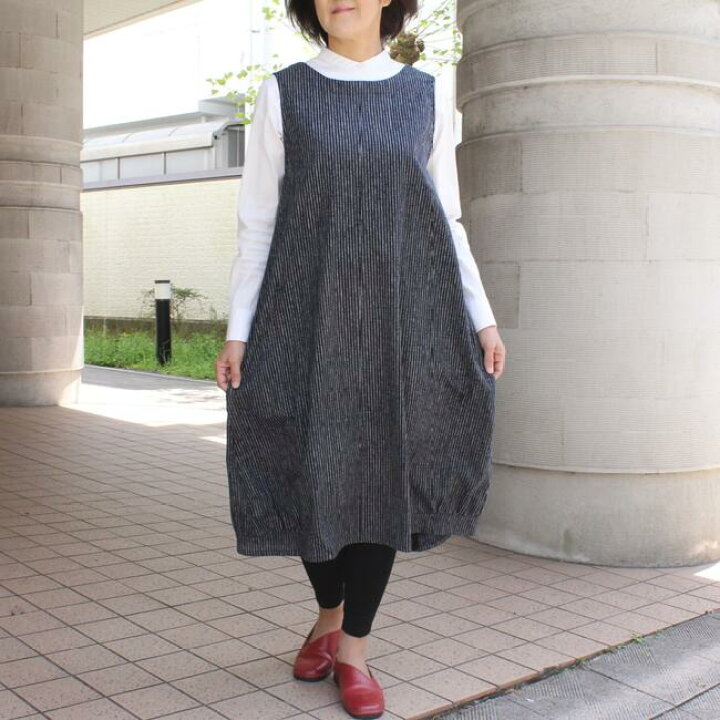 楽天市場】【和木綿ジャンパースカート】絣調 黒 ゆきんこ 縞 和風 和  