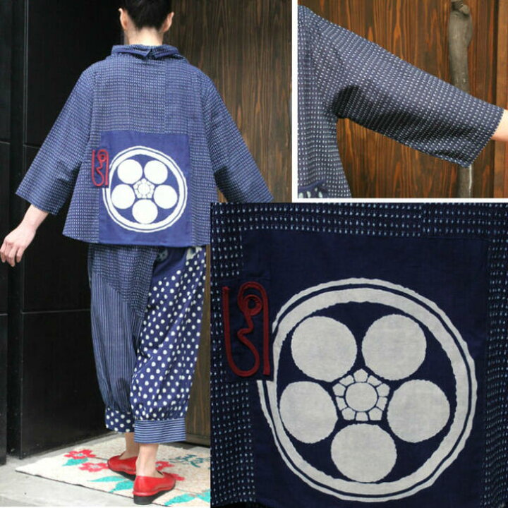楽天市場】在庫限り 次回入荷未定【藍染めブラウス】藍染 刺し子 