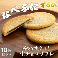 【送料無料】 生サブレ 10個セット サブレ チョコサブレ 母の日 父の日 お返し 早割 チョコサンド チョコ…