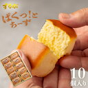【送料無料】ぱくっと！ちーず 10個セット スフレ チーズ ケーキ 母の日 父の日 お返し 早割 プチケーキ チーズケーキ…