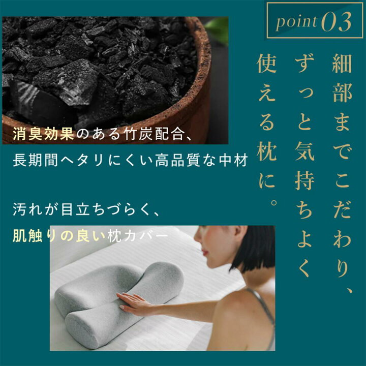 楽天市場】[公式]【首と肩がホッとする枕】 枕 ピロー 首 肩 温まる 