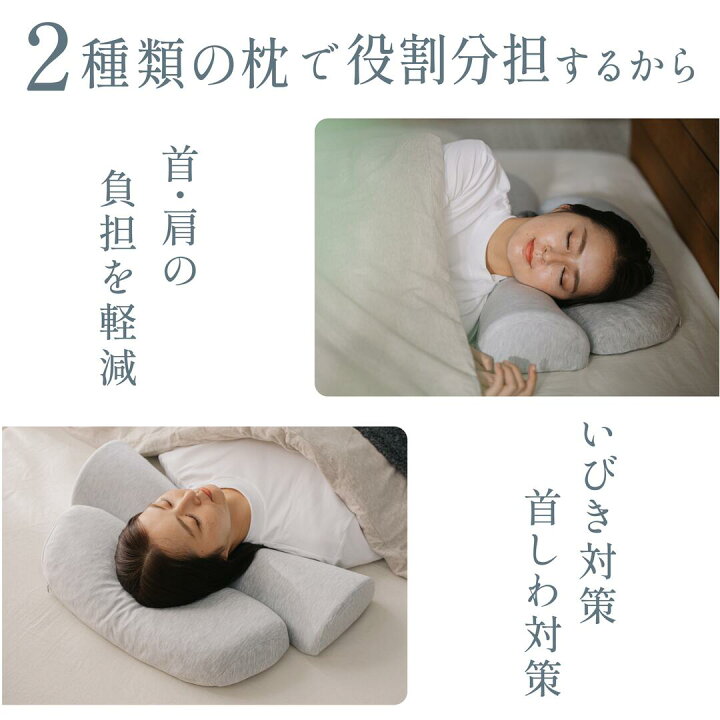 楽天市場】[公式]【首と肩のことだけを考えたダブル枕 PLUS】 枕  