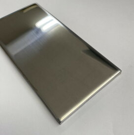 研磨板 ステンレス　SUS 304 ＃400　SPV 板 3mmx200mmx200mm