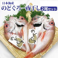【のどぐろ一夜干しX2尾】　海産物　のど黒　干物　贈り物　お取り寄せ　冷凍便