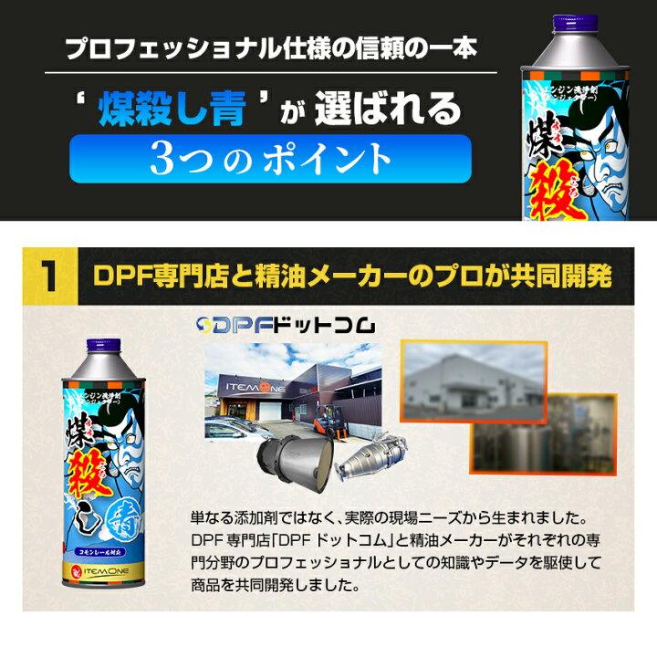 楽天市場】ディーゼル車専用 煤殺し青 エンジン洗浄インジェクター 