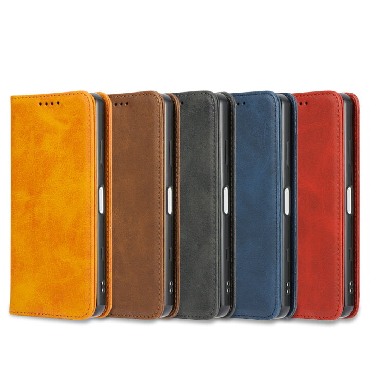 Xperia Ace II ケース エクスペリアAceII スマホケースXperiaACEII 手帳型ヴィンテージダイアリー 保護カバー シンプル 衝撃 吸収手帳 ベルトなしカード収納 スタンド機能スマホケース ケータイケース エクスペリアエースII エクスペリアエースマークツー SO41B ... スマホケース Xperia ACE II 手帳型 カード収納 スタンド機能付き