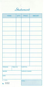 3枚複写式伝票 200冊 み-923N / みつや お会計伝票 複写式伝票 通しナンバー入 大口割引