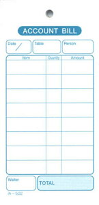 Acount Bill 50 -502 / ݂ v`[ P`[ ݊