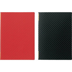 合皮キルト メニュー ピンホールタイプ(大 A4 4ページ) LB-821 / えいむ 合皮 メニューブック クリップ ピンタイプ