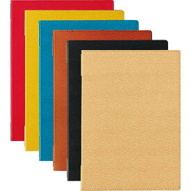 高級ソフト 合皮メニュー ピンホールタイプ(中 B5 4ページ) LB-802 / えいむ 合皮 メニューブック クリップ ピンタイプ