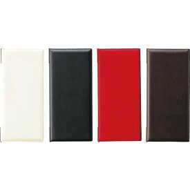 レザータッチ メニュー(ピンタイプ)(タテ小 6ページ) LB-535 / えいむ メニューブック クリップ ピンタイプ