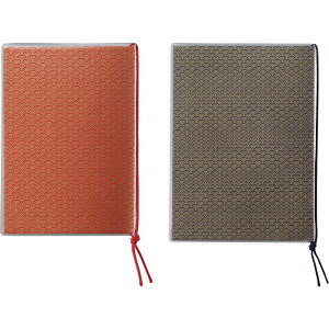 和紙メニュー 波柄(中 B5 4+2ページ) WB-232 / えいむ 和風 メニューブック ヒモタイプ